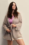 Lana Grossa CARDIGAN Cotton Wool - Strikkeoppskrift (SE)