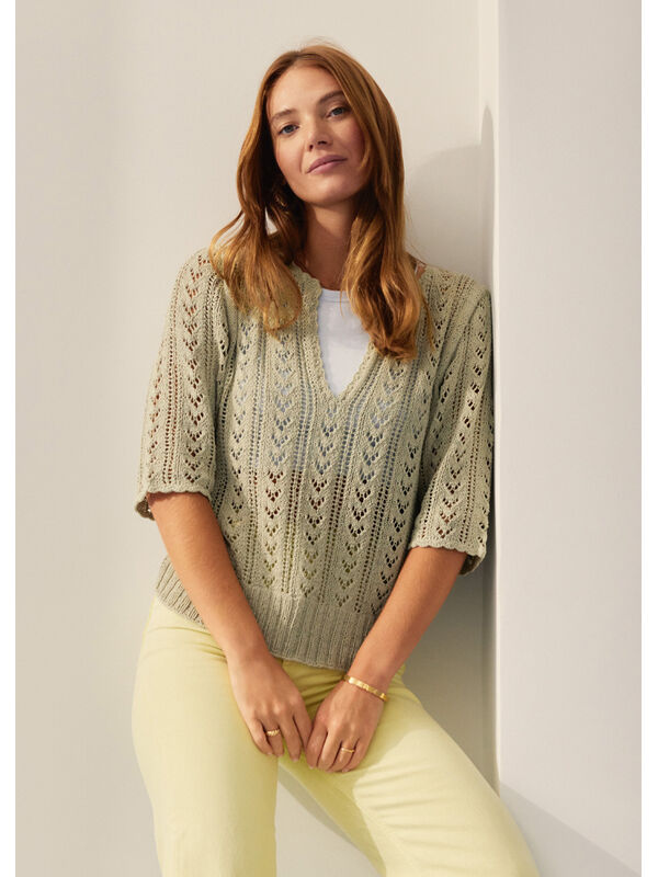 Lana Grossa PULLOVER Setapura - Oppskrift (SE)