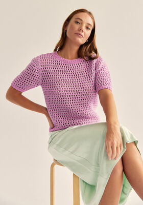 T-SHIRT Elastico & Ecopuno - Strikkeoppskrift (SE) fra Lana Grossa