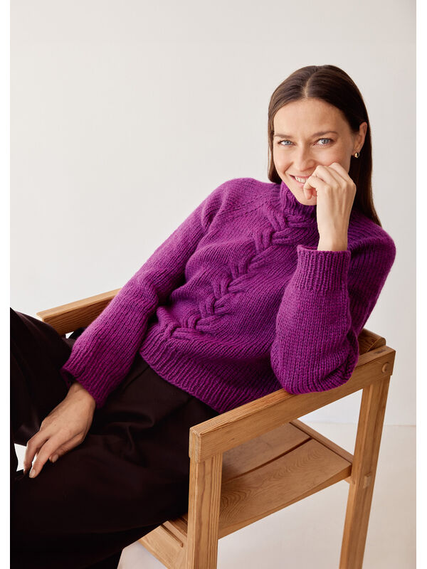 Lana Grossa PULLOVER Alta Moda Cashmere 16 - Strikkeoppskrift (SE)