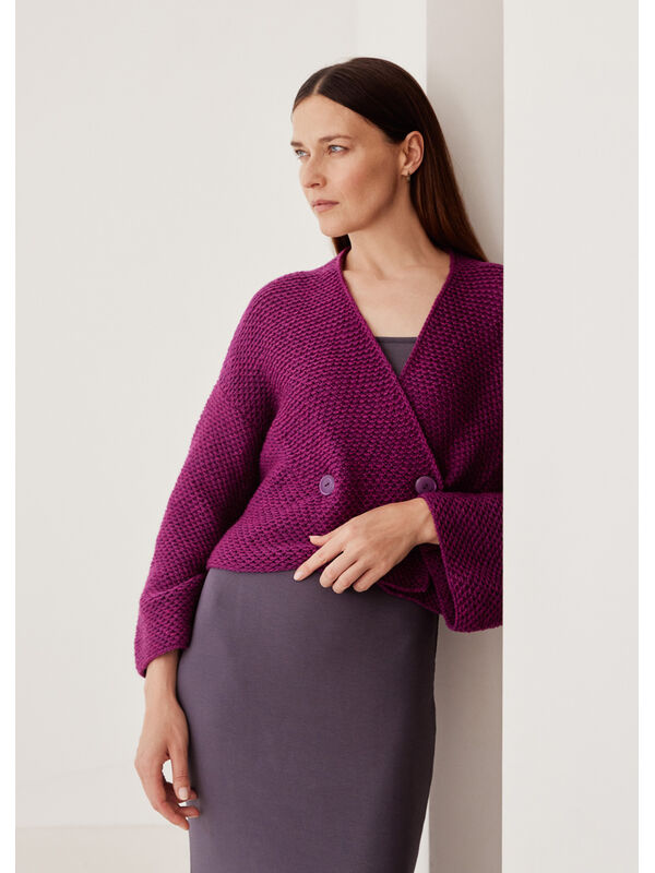 Lana Grossa JAKKE Cool Merino - Strikkeoppskrift (SE)