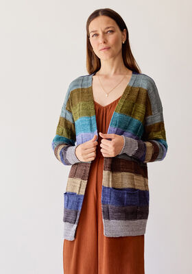 CARDIGAN Cool Wool Vintage - Strikkeoppskrift (DK) fra Lana Grossa