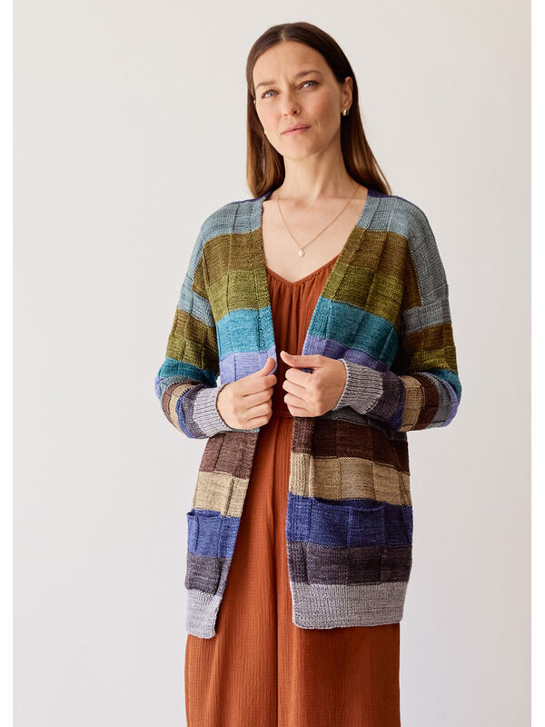 Lana Grossa CARDIGAN Cool Wool Vintage - Strikkeoppskrift (DK)