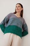 Lana Grossa PULLOVER Cool Wool Vintage - Strikkeoppskrift (DK)