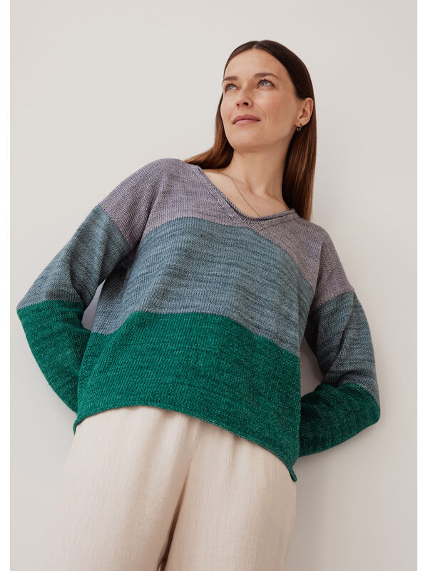 Lana Grossa PULLOVER Cool Wool Vintage - Strikkeoppskrift (DK)