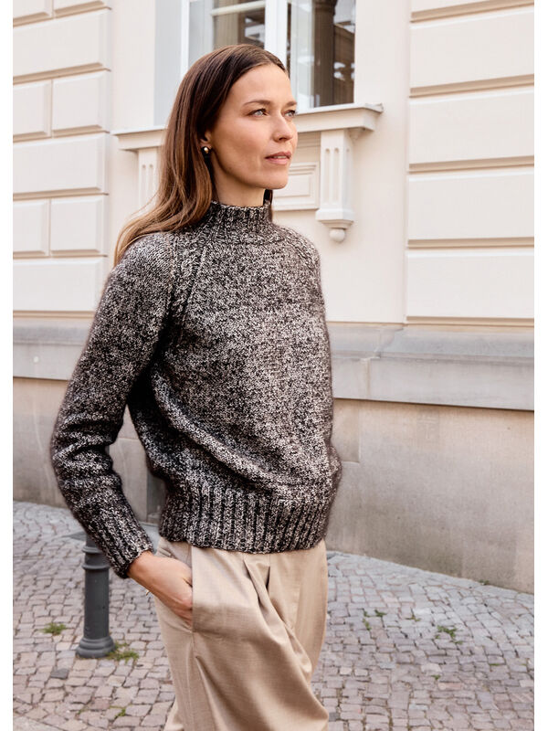 Lana Grossa PULLOVER Cashmere 16 Fine & Silkhair - Strikkeoppskrift (DK)