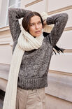 Lana Grossa SJAL  Cool Merino Big - Strikkeoppskrift (SE)