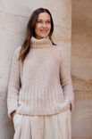 Lana Grossa PULLOVER Soffio - Strikkeoppskrift (DK)