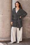 Lana Grossa CARDIGAN Cool Wool & Cool Wool Lace - Strikkeoppskrift (DK)