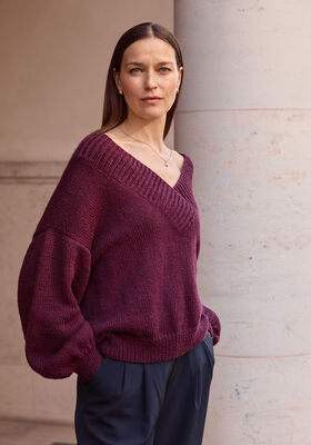 PULLOVER Cool Merino - Strikkeoppskrift (SE) fra Lana Grossa