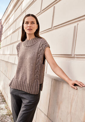 SLIPOVER New Classic - Strikkeoppskrift (SE) fra Lana Grossa