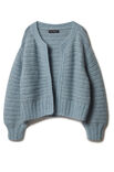 Lana Grossa JAKKE Cool Wool & Alta Moda Cashmere 16 & Silkhair - Strikkeoppskrift (DK)