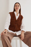 Lana Grossa VEST Vintage Superchunky - Strikkeoppskrift (SE)