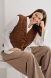 Lana Grossa VEST Vintage Superchunky - Strikkeoppskrift (SE)