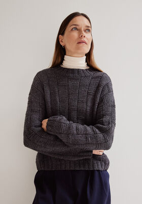 PULLOVER New Classic - Strikkeoppskrift (SE) fra Lana Grossa