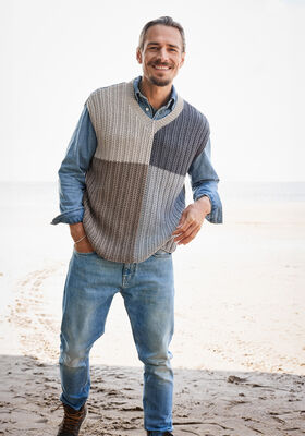 SLIPOVER Cool Wool Big - Strikkeoppskrift (SE) fra Lana Grossa