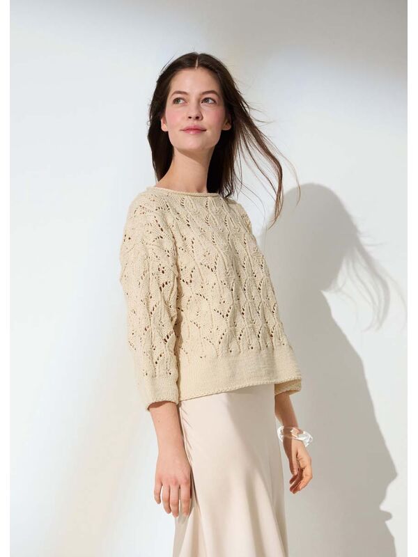 Lana Grossa GENSER Cotton Wool - Strikkeoppskrift (NO)