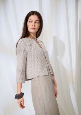 JAKKE Summer Cashmere - Strikkeoppskrift (NO) fra Lana Grossa