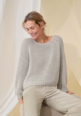 PULLOVER Cotton Silk - Strikkeoppskrift (NO) fra Lana Grossa
