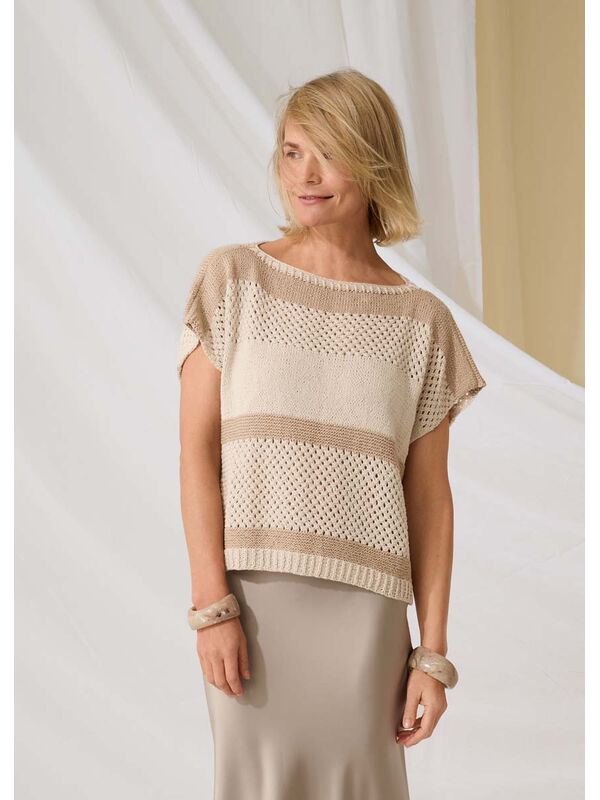 Lana Grossa SHIRT Alta Moda Cotolana - Strikkeoppskrift (NO)