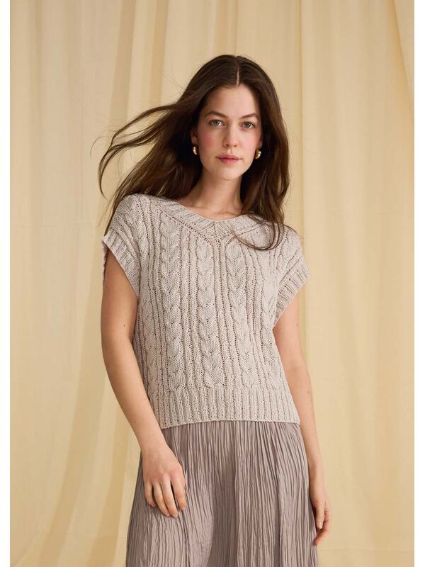 Lana Grossa TOPP Cotton Silk - Strikkeoppskrift (NO)