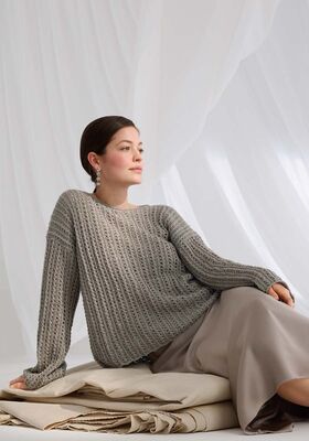 PULLOVER Summer Cashmere - Strikkeoppskrift (NO) fra Lana Grossa