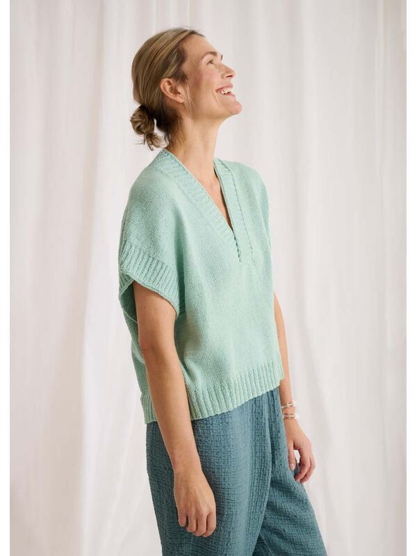 Lana Grossa SLIPOVER Summer Cashmere - Strikkeoppskrift (NO)