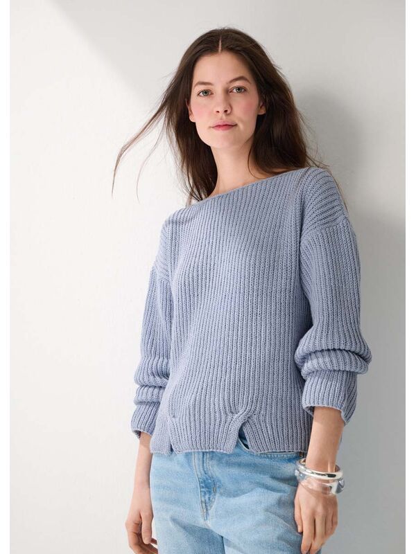 Lana Grossa PULLOVER Elastico - Strikkeoppskrift (NO)