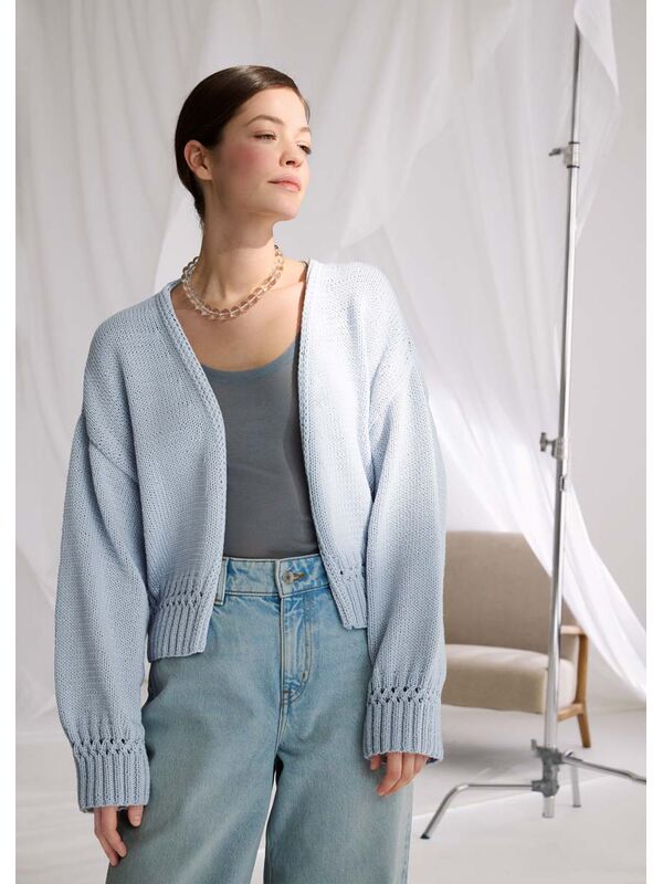 Lana Grossa CARDIGAN Promessa - Strikkeoppskrift (NO)