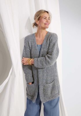 JAKKE Alta Moda Cotolana & Silkhair - Strikkeoppskrift (NO) fra Lana Grossa