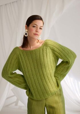 PULLOVER Campo & Silkhair - Strikkeoppskrift (NO) fra Lana Grossa