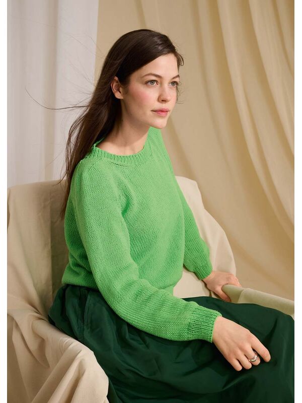 Lana Grossa PULLOVER Elastico - Strikkeoppskrift (NO)