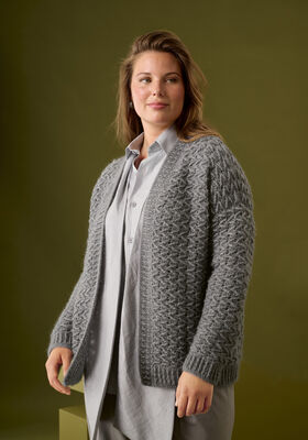 CARDIGAN Brigitte Silkdream & Filo di Gio fra Lana Grossa