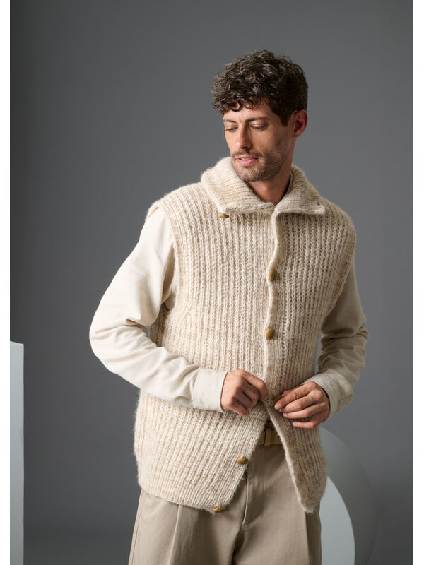 Lana Grossa VEST Pelo Cashmere