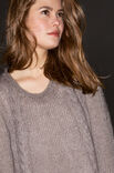 Lana Grossa PULLOVER Lace Seta/Silkhair - Strikkeoppskrift (DK)