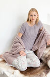 Lana Grossa PLAID IM ZOPF-RAUTENMUSTER Silkhair - German Edition