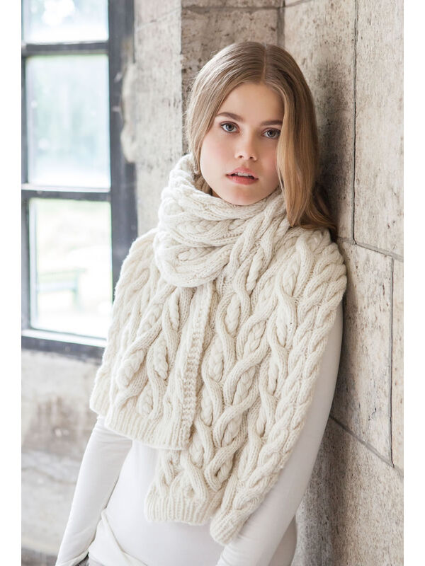 Lana Grossa SCHAL IM ZOPFMUSTER Alta Moda Cashmere 16 - German Edition