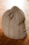Lana Grossa SITZSACK MIT ZOPF- UND RIPPENSTREIFEN Mille II - German Edition