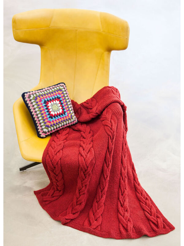 Lana Grossa DECKE IM ZOPF-RIPPENMUSTER Alta Moda Alpaca - German Edition