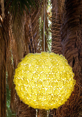 HÄKELBLÜTEN FÜR BALLONLAMPE Silkhair - German Edition fra Lana Grossa