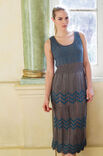 Lana Grossa KLEID MIT ZACKEN- UND GITTERLOCHMUSTER Linarte - German Edition
