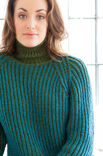 Lana Grossa RAGLANPULLI IM ZWEIFARBIGEN PATENTMUSTER Alta Moda Alpaca - German Edition