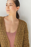 Lana Grossa JACKE IN VERKREUZTEN HEBEMASCHENMUSTERN Alta Moda Alpaca - German Edition