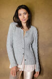 Lana Grossa JACKE IM ZOPF- UND RIPPENMUSTER Alta Moda Cashmere 16 - German Edition