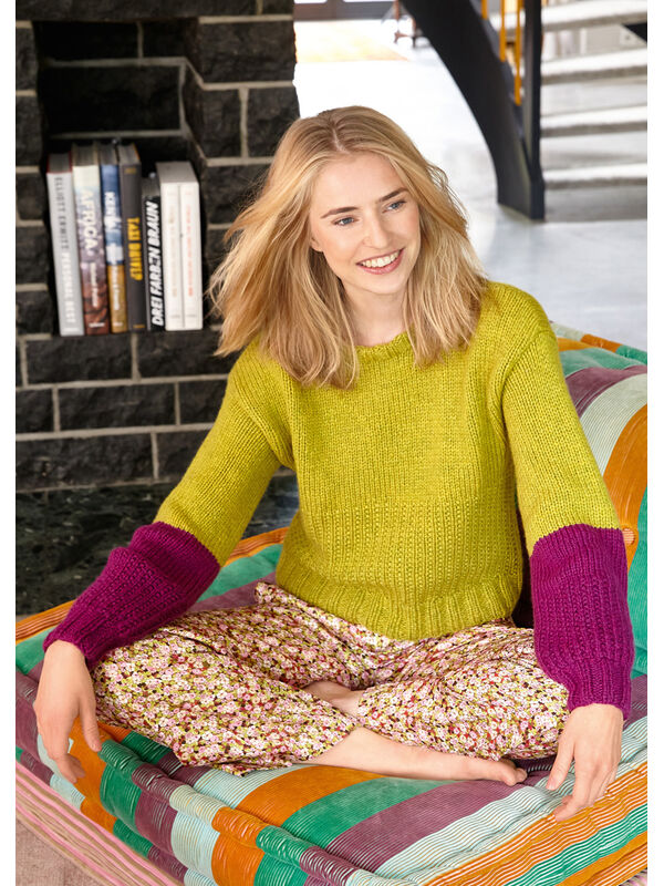 Lana Grossa PULLOVER Alta Moda Cashmere 16 - Strikkeoppskrift (NO)