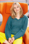 Lana Grossa PULLOVER Alta Moda Alpaca - Strikkeoppskrift (NO)