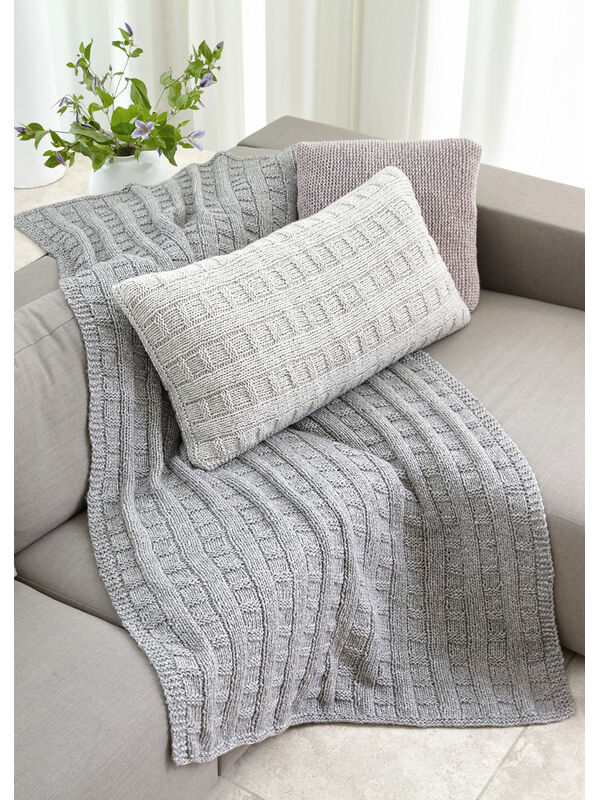 Lana Grossa PLAID Landlust Winterwolle - Strikkeoppskrift (NO)