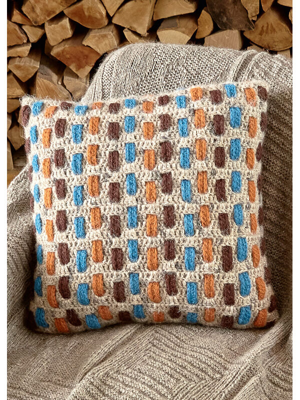 Lana Grossa HEKLET PUTETREKK Lala Berlin Lovely Cotton Inserto & Brigitte No. 2 - Strikkeoppskrift (NO)