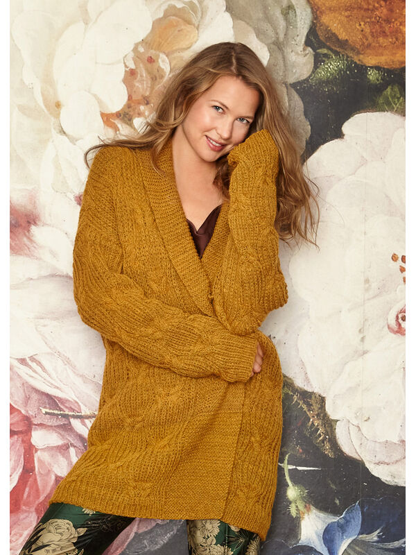 Lana Grossa CARDIGAN Alta Moda Alpaca - Strikkeoppskrift (NO)