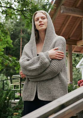CARDIGAN Cool Merino - Strikkeoppskrift (SE) fra Lana Grossa
